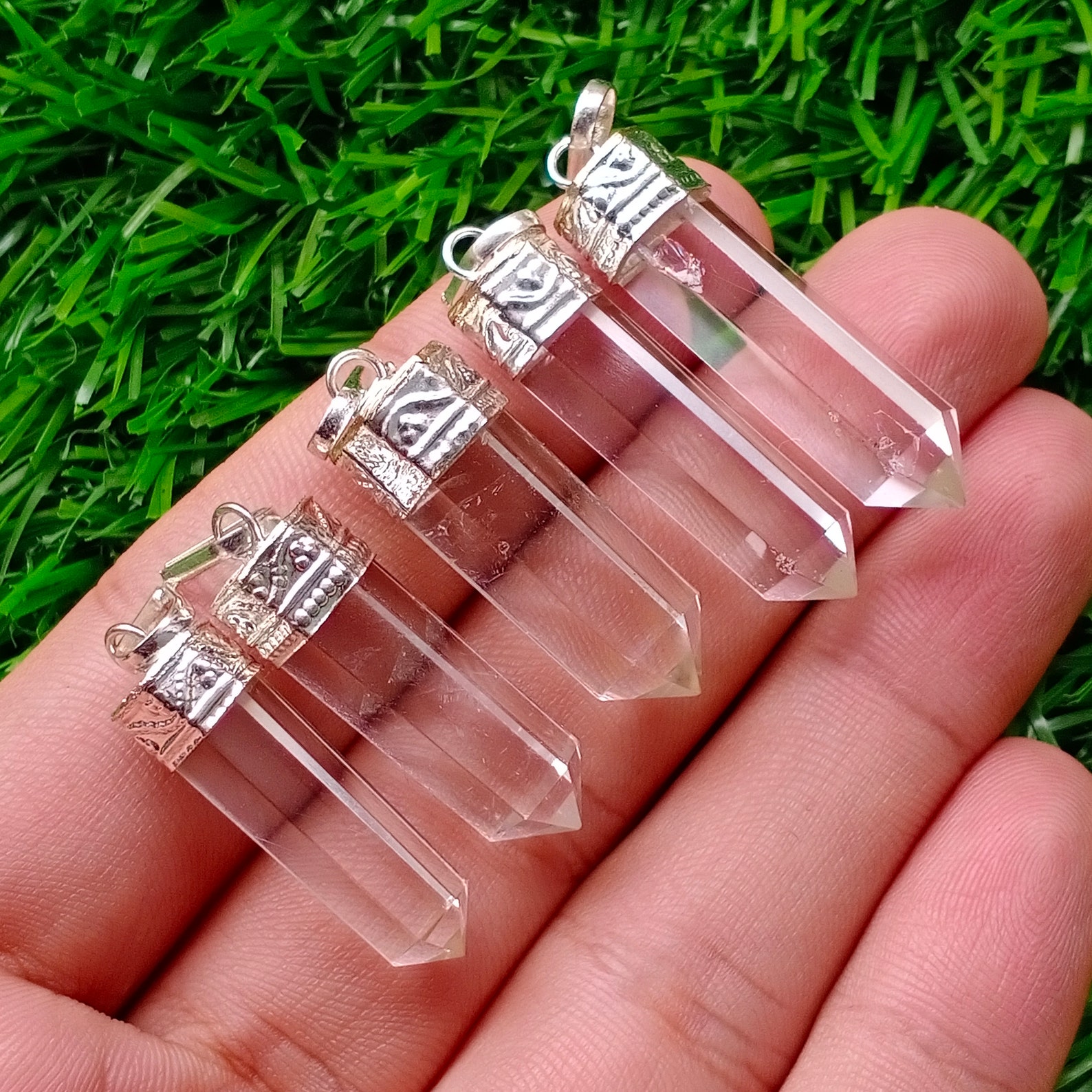 Crystal Pendant Crystal Pencil Natural Crystal Crystal AAA Etsy UK