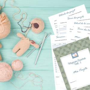 Printable Crochet projects planner, Crochet Journal, Crochet Notebook, Printable Planner, Printable PDF