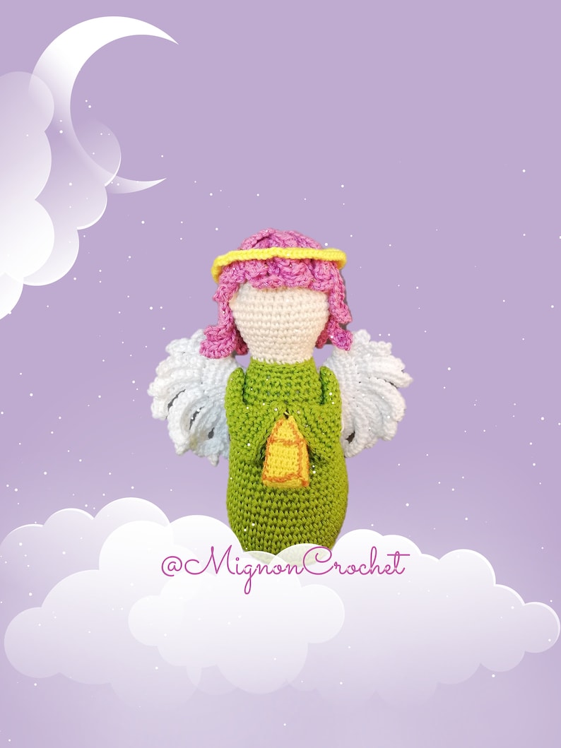 Angel Amigurumi doll crochet pdf pattern
