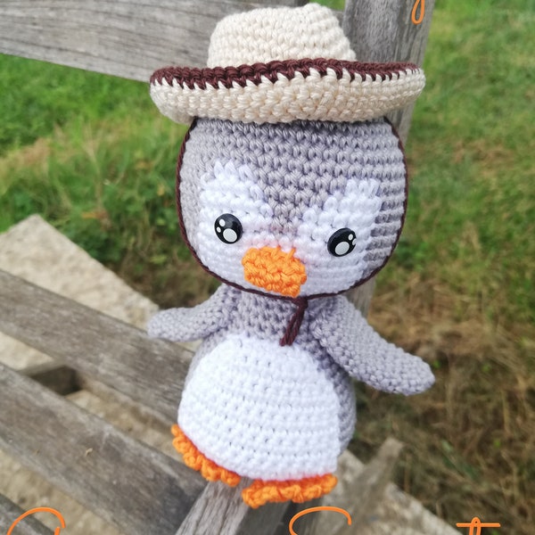 Modèle crochet Pingouin amigurumi pour Greenpeace