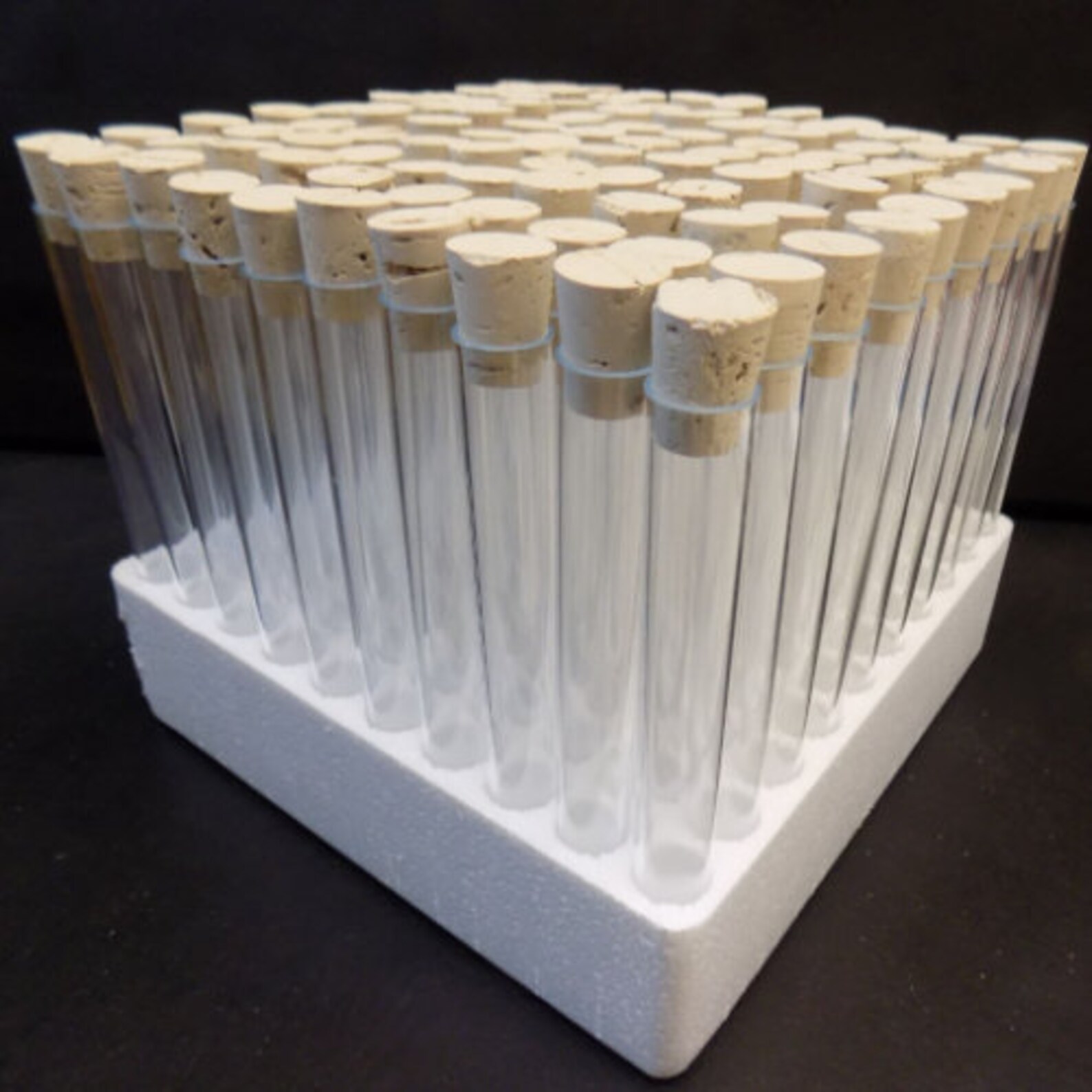 20ml Clear Plastic Test Tubes with Cork Stoppers 150mm x Etsy