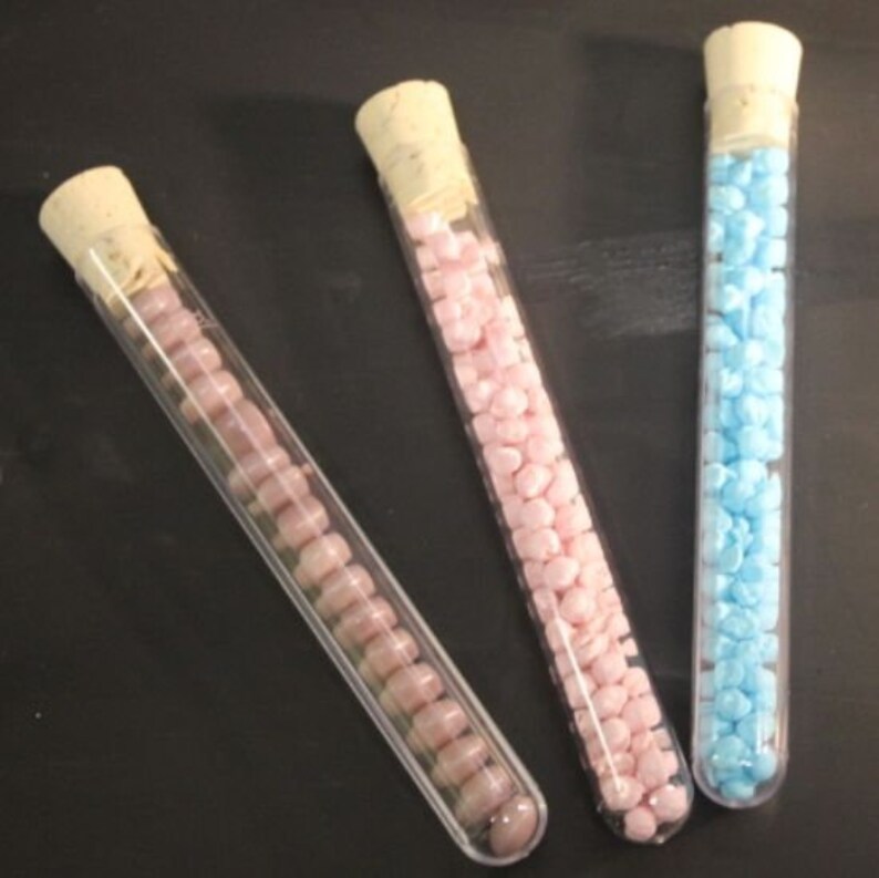 20ml  determined distinct Plastic Test Tubes  like Cork Stoppers and Tray  
