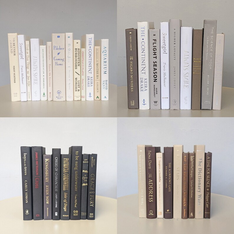 Decorative Books by the Foot Books for Staging Vintage Shelf Etsy