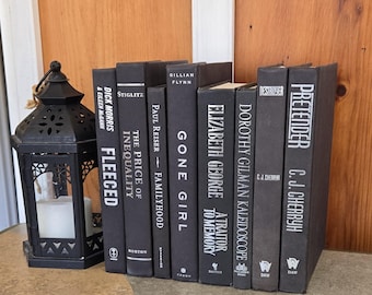 Black Decorative Books: Modern Home Decor, Wedding Decor