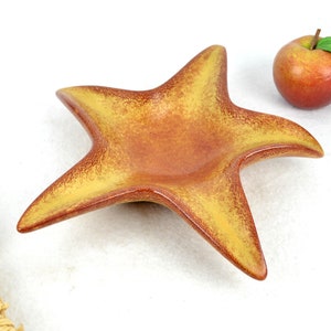 Star bowl Roberto Rigon for Bertoncello Schiavon ceramic starfish 50s 60s Italy bowl design pottery mid century vintage modern