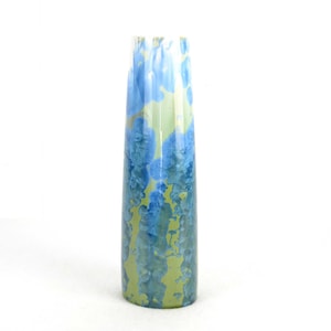 Bernhard Schärf Porzellan Kristallglasur Vase Königliche Porzellanmanufaktur Tettau Künstlervase Design Blumenvase Porzellan Vintage