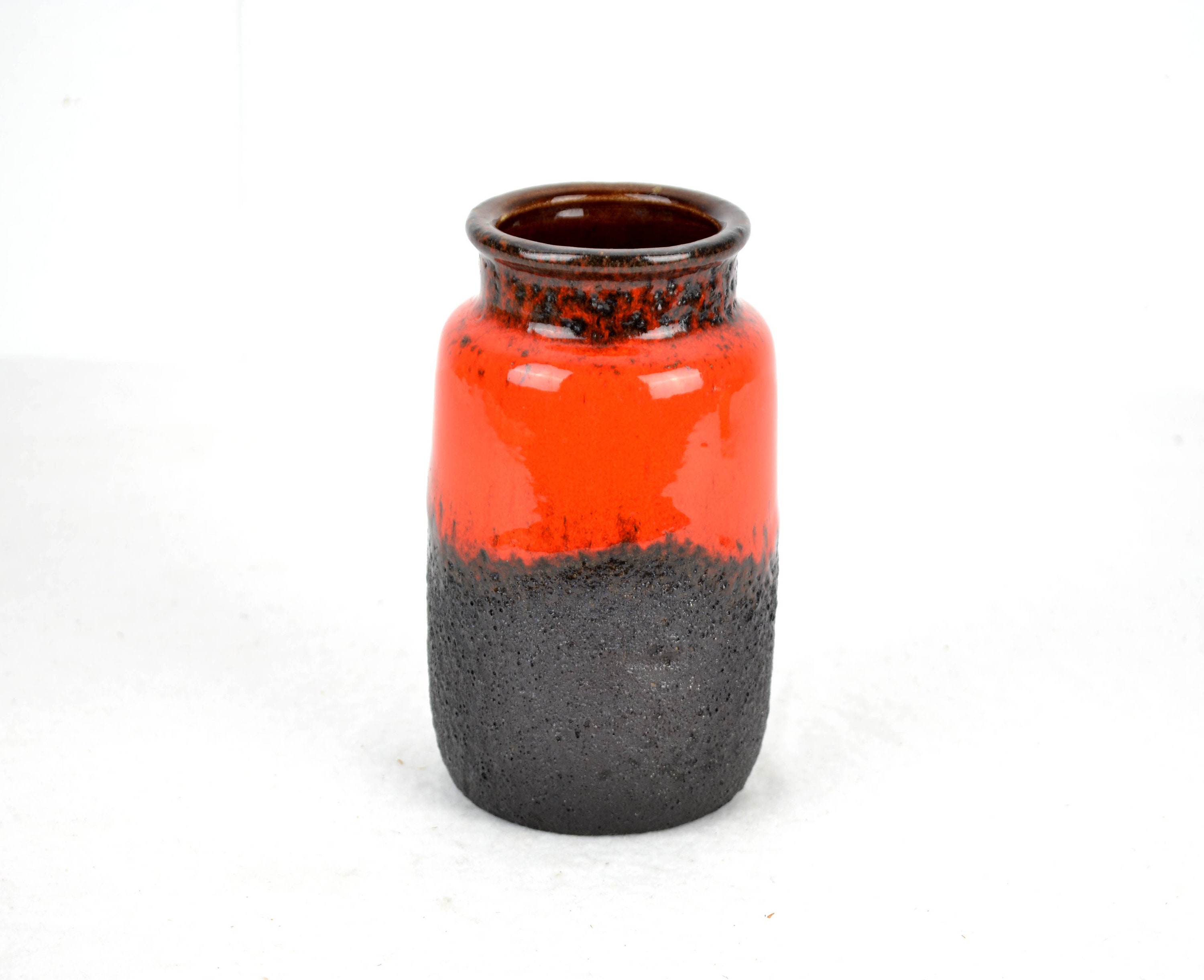 Scheurich Ceramic Vase 60s 70s Fat Lava Flower Vase 213-15 Design