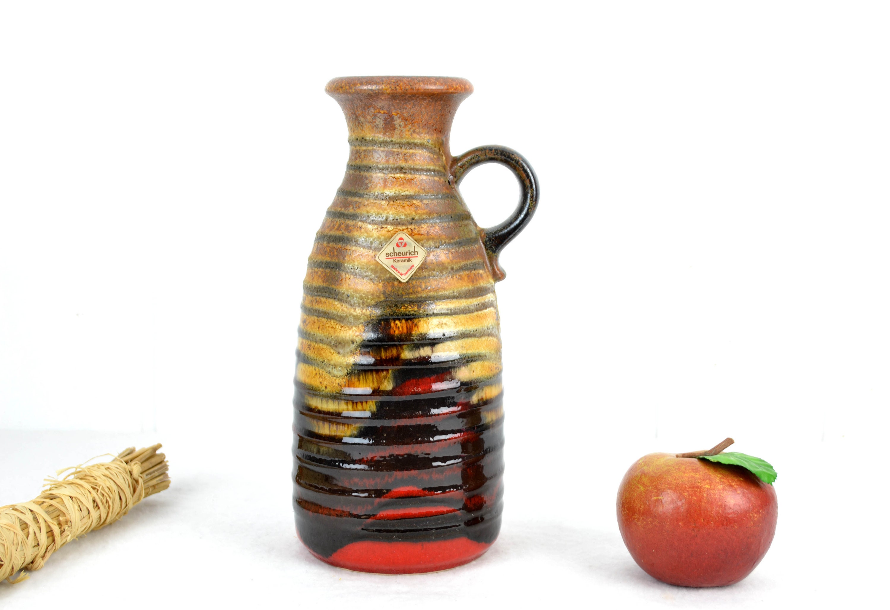 Fat Lava フラワーベース scheurich 60s Fat Lava--Scheurich-- | Fat Lava & German Art Pottery