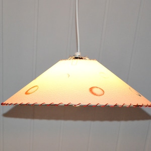 Lamp rockabilly 50s 60s ceiling lamp light mid century overhead lamp lights 1950 1960 vintage lamp kidney table era ceiling lamp dots