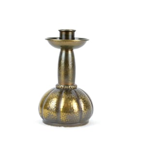 Candlesticks Böhme & Hennen Kunstgewerbe Dresden brass candlesticks driven candles vintage design candlesticks 30s