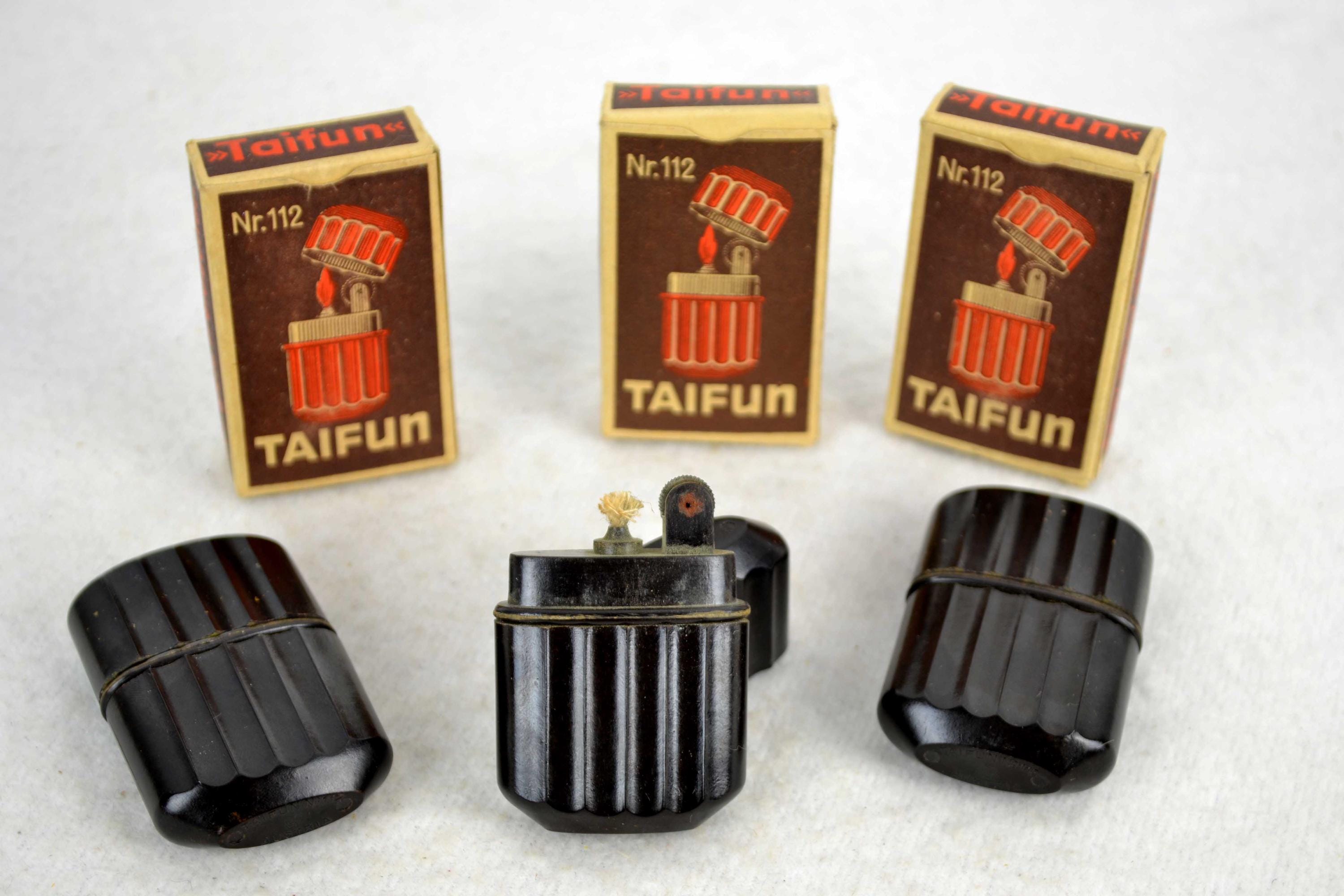1 of 2 TCW TAIFUN Bakelite Lighter Petrol Lighter Windproof