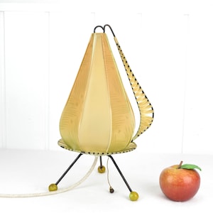 E. W. Viehweger table lamp 50s DDR bag lamp lamp light design mid century table lamp rockabilly tripod vintage retro