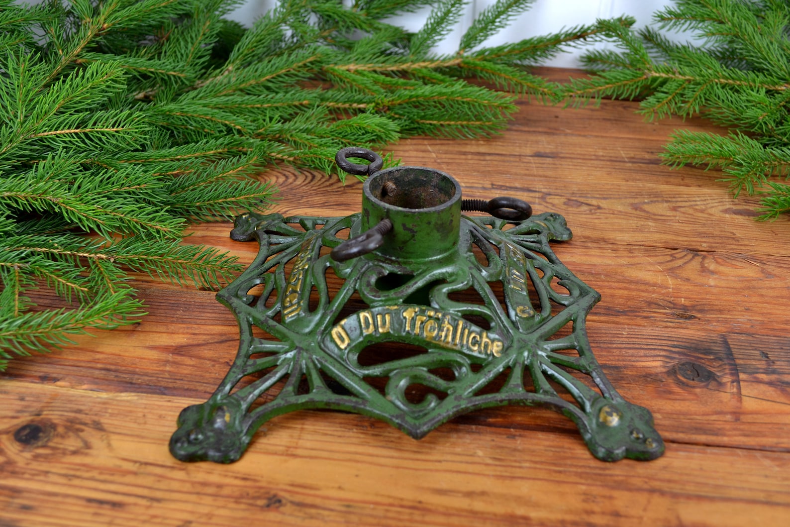 Christmas Tree Stand Cast Iron Christmas Tree Stands Christmas Etsy