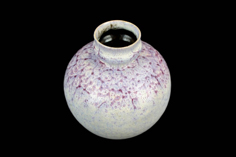 Studiokeramik Vase Handarbeit mit Bodenmarke Keramik 50er 60er Töpferei Blumenvase Design pottery mid century Vintage Modern Retro Bild 5