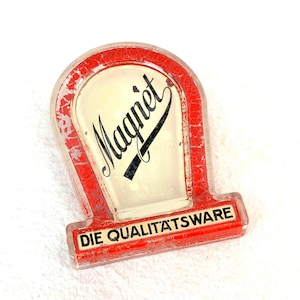 Magnet Zahlteller Glas 30er Vintage Design Hinterglasmalerei Qualitätsware Art Deco