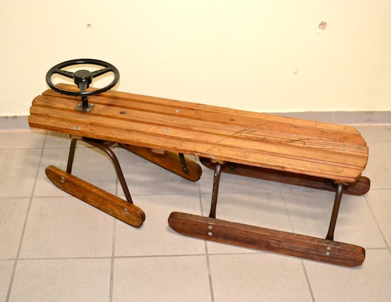 Lenk Schlitten Holz