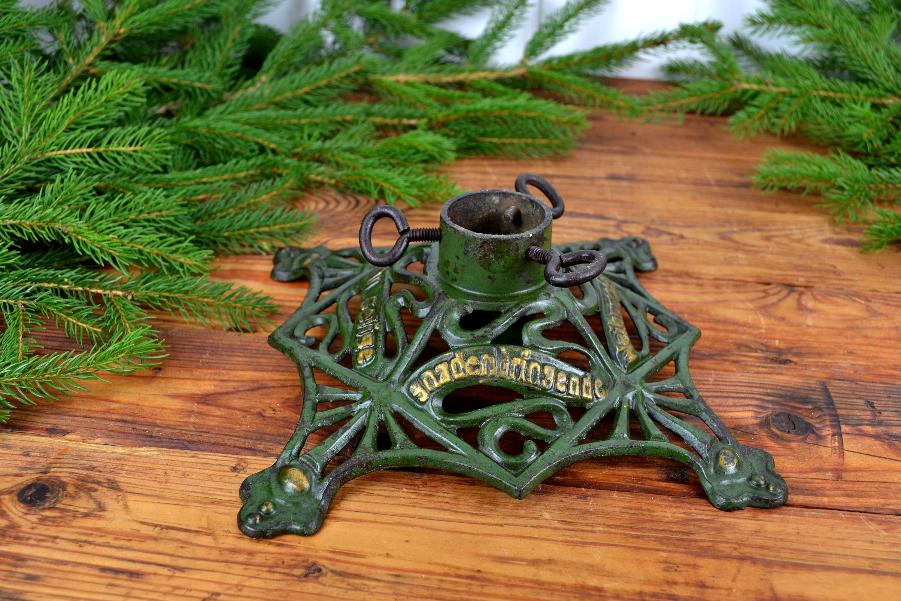 Christmas Tree Stand Cast Iron Christmas Tree Stands Christmas Etsy