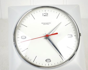レミントン　掛時計　REMINGTON レミントン レクト壁掛け時計 不良品 デザイン ゼンマイ仕掛け時計