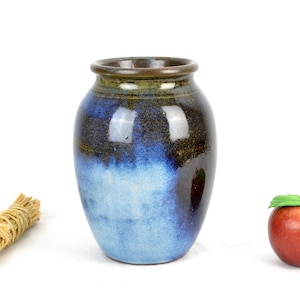 Keramik Vase Handarbeit 50er 60er Töpferei Blumenvase Design Bodenvase pottery mid century Vintage Modern Retro
