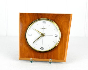 AWA wall clock 50s 60s clockwork defect clock mid century brocante vintage design retro