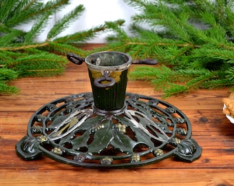 Weihnachtsbaumständer Gusseisen Christmas tree stands Christbaum shabby Xmas 30er Weihnachtsbaum Ständer Weihnachten cast iron