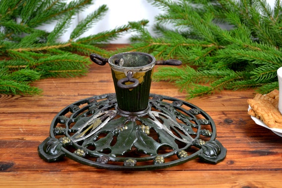 Cast iron christmas tree on sale stand