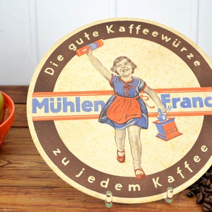 Mühlen Franck cafetières sous-verres pot en carton sous-verres design vintage café maison de campagne cafetière cafetière milieu du siècle décoration photo années 30 40