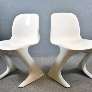 1 of 2 GDR Z-chair Ernst Moeckel Design Garden Chair Vintage VEB Garden Chair Variopur Kangaroo Retro Space Age Pop Art Pure Horn Classic