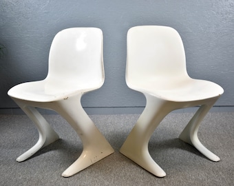 1 of 2 GDR Z-chair Ernst Moeckel Design Garden Chair Vintage VEB Garden Chair Variopur Kangaroo Retro Space Age Pop Art Pure Horn Classic