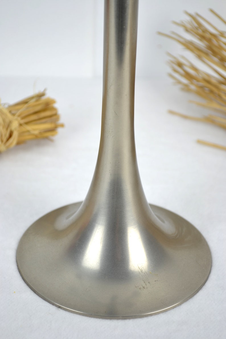 Design candlestick stainless steel candlestick candle holder 60s 70s chandelier candle holder candlestick space mid century space tulip foot