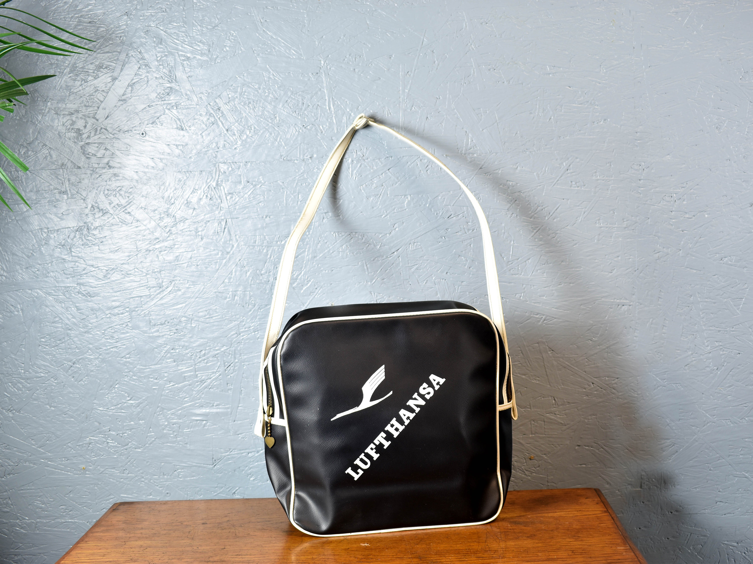 Lufthansa Shoulder Bag 50s 60s Vintage Design Industrial