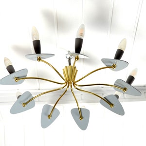 Bag lamp 50s 60s ceiling light mid century design ceiling lamp light vintage design kidney table era spider lamp