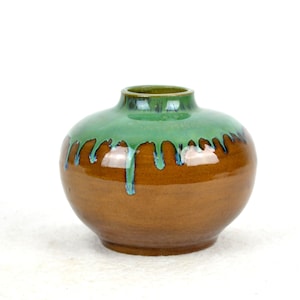 Ceramic vase studio ceramics vintage design pottery flower vase flowers 50s 60s mid century collector