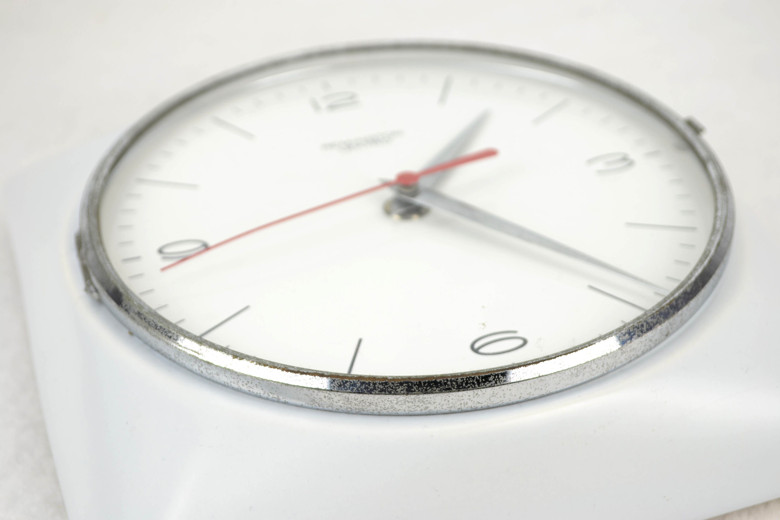 レミントン レクト壁掛け時計 不良品 デザイン ゼンマイ仕掛け時計