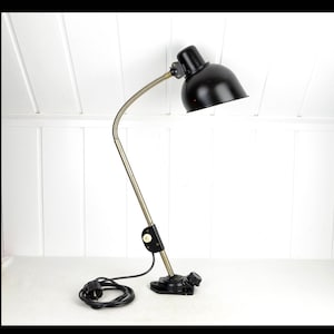 Helion Arnstadt workshop lamp DDR gooseneck table lamp work light industrial design lamp light vintage workshop 60s