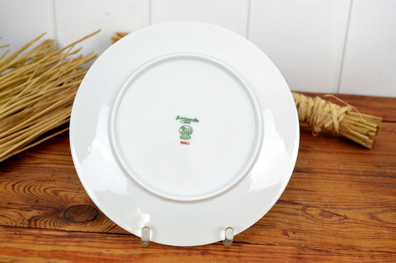6 Hutschenreuther Plate 50s 60s Design Kitchen Country House mid century Brocante coffee plate coffee plate breakfast plate cake cake cake
