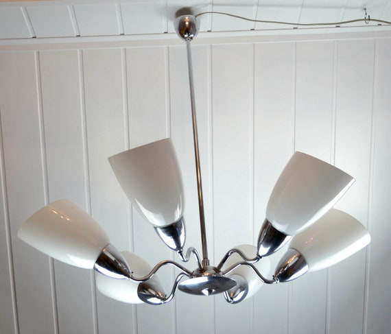 Tle Lamp Mid Century Design Light Light 50s 60s Lamp Ceiling Etsy