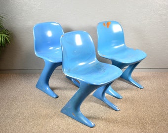 1 von 3 DDR Z-Stuhl Ernst Moeckel Design Garden Chair Vintage VEB Gartenstuhl Variopur Känguru Retro Space Age Pop Art Pur Horn Klassiker