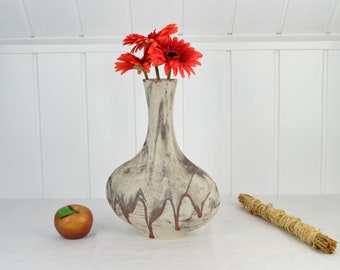 Keramik Vase 60er 70er fat lava Keramikvase Studiokeramik Vintage Design Blumenvase Blumen Pottery mid century Modern Sammler