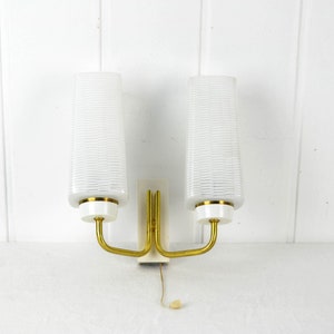 Wall lamp 60s mid century design brass lamp Rockabilly wall lamp bag lamp vintage lamp kidney table era