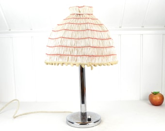 Art Deco tafellamp uit de jaren 1930/40, vernikkeld, designlamp, bureaulamp, vintage Duitse brocante