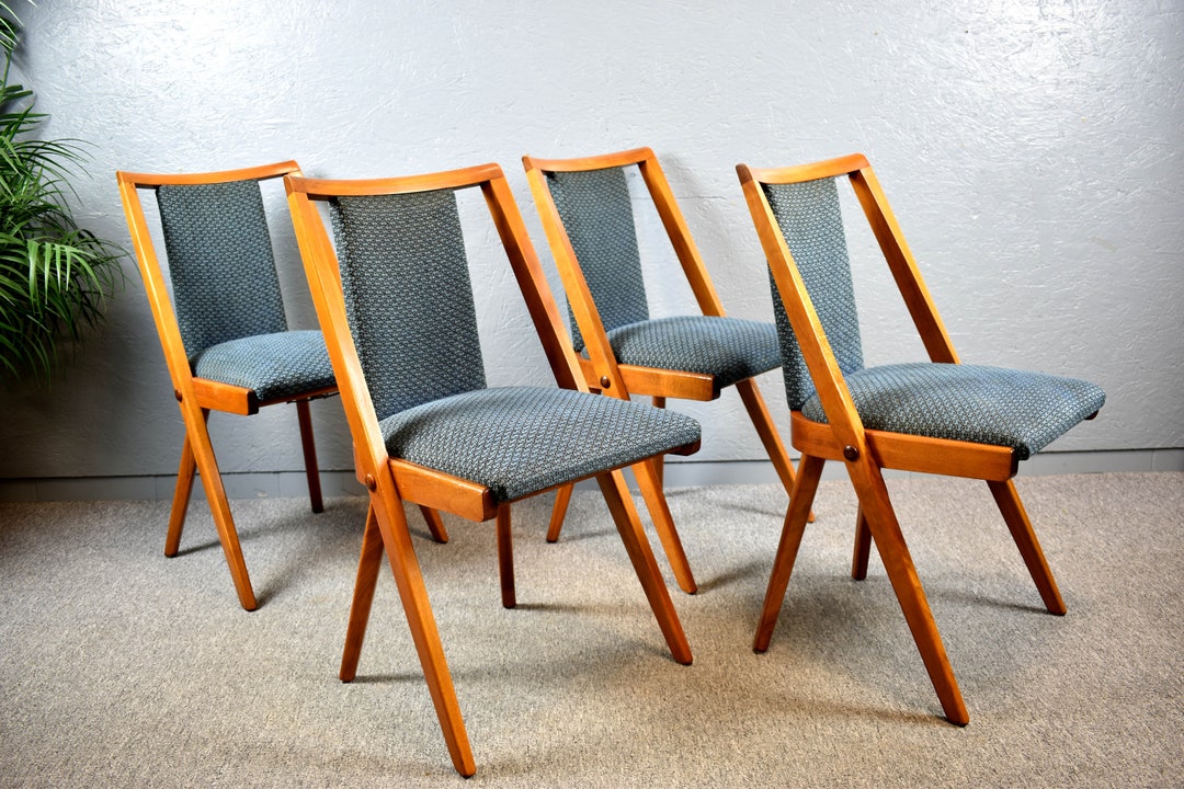 4 Chairs Design Jahn Arnecke for Max Elzner Seating Furniture Etsy