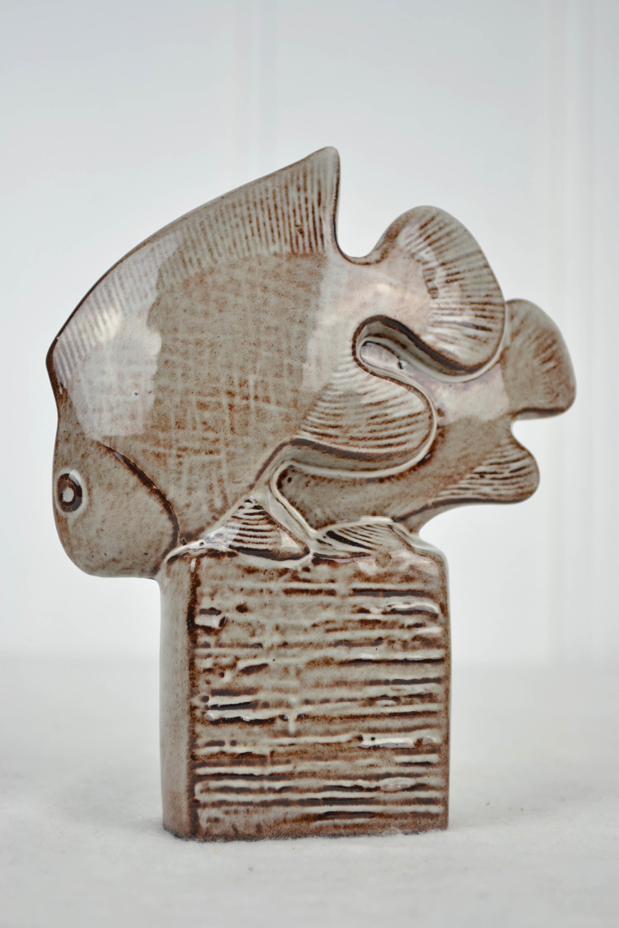 Fische Keramik Figur 50er 60er mid century Pottery Design Etsy