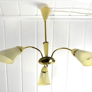 Bag lamp 50s 60s ceiling light mid century design ceiling lamp light vintage design kidney table era spider lamp