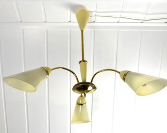 Tütenlampe 50er 60er Deckenleuchte mid century Design Deckenlampe Leuchte Vintage Design Nierentisch Ära Spider Lamp