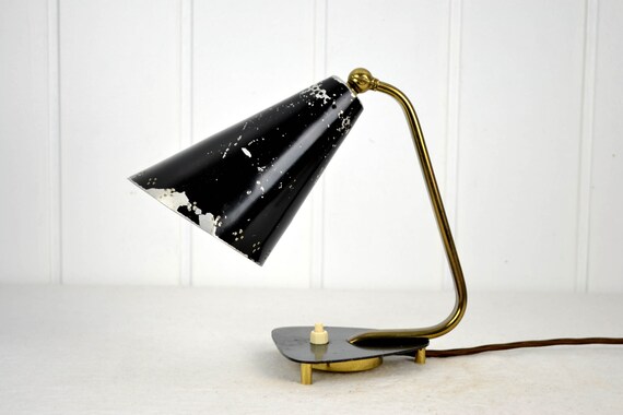 50s ビンテージ シェード ランプ ライト ☆ ミッドセンチュリー