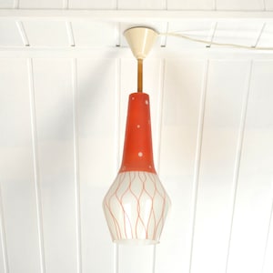 50s ceiling light bag lamp mid century design rockabilly 60s ceiling lamp light vintage design kidney table era
