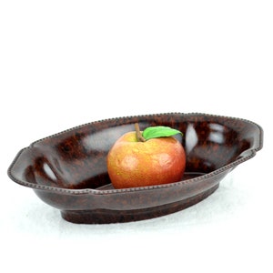 HRS bakeliet schaal Art Deco jaren '20 jaren '30 serveerschaal fruitschaal vintage decoratie zeldzaamheid retro nostalgie brocante notenkom fruit