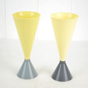 seltene DDR Eisbecher Entwurf Manfred Heintze für WISCO Space Age Becher ice cream Vintage Design Nostalgie Eis 60er mid century Brocante