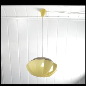 Ceiling lamp Art Deco glass beige 20s 30s lamp light country house vintage ceiling light brocante design bubble